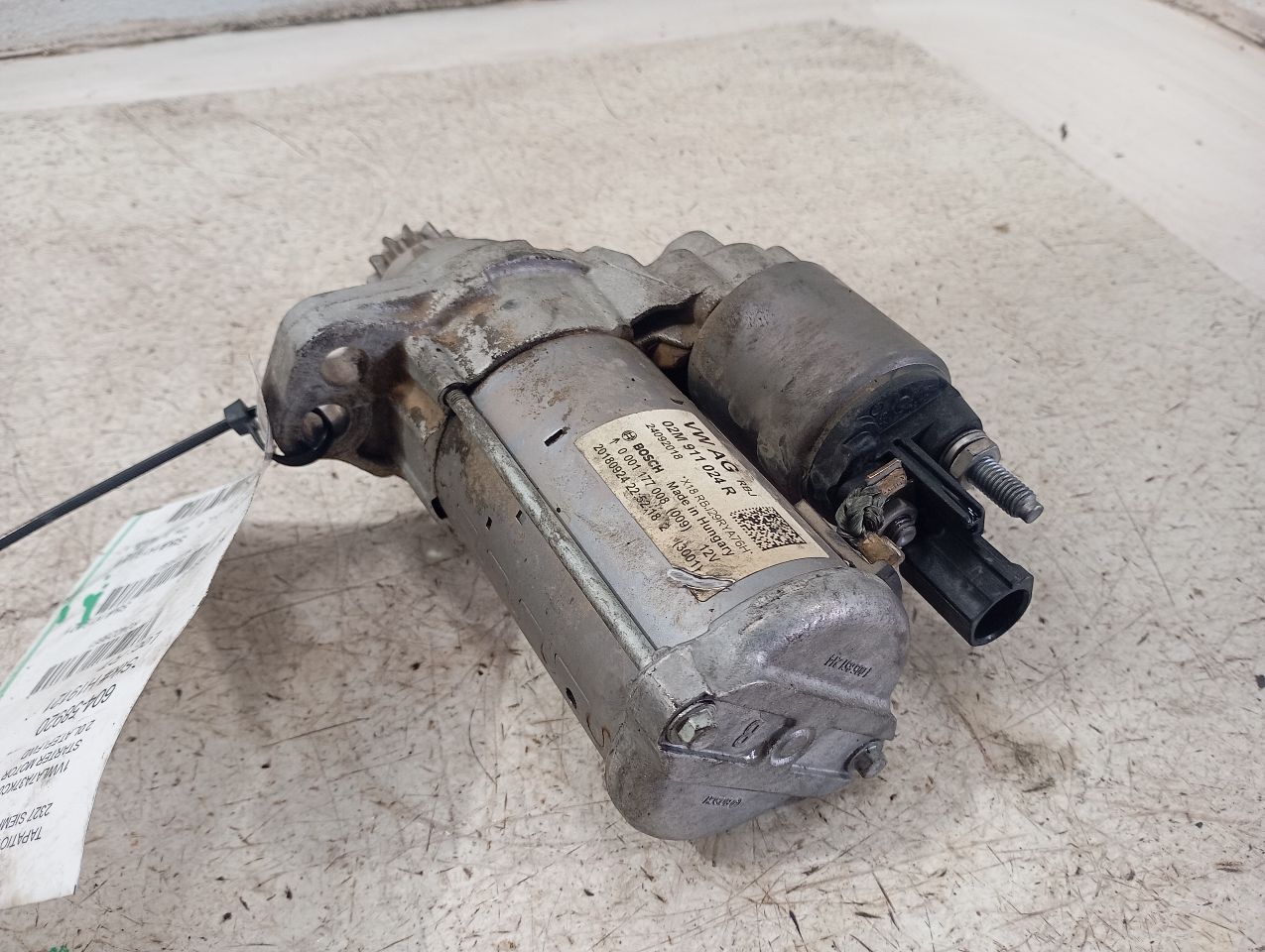 Used 2019 Volkswagen PASSAT Starter Motor - Stock #H19121