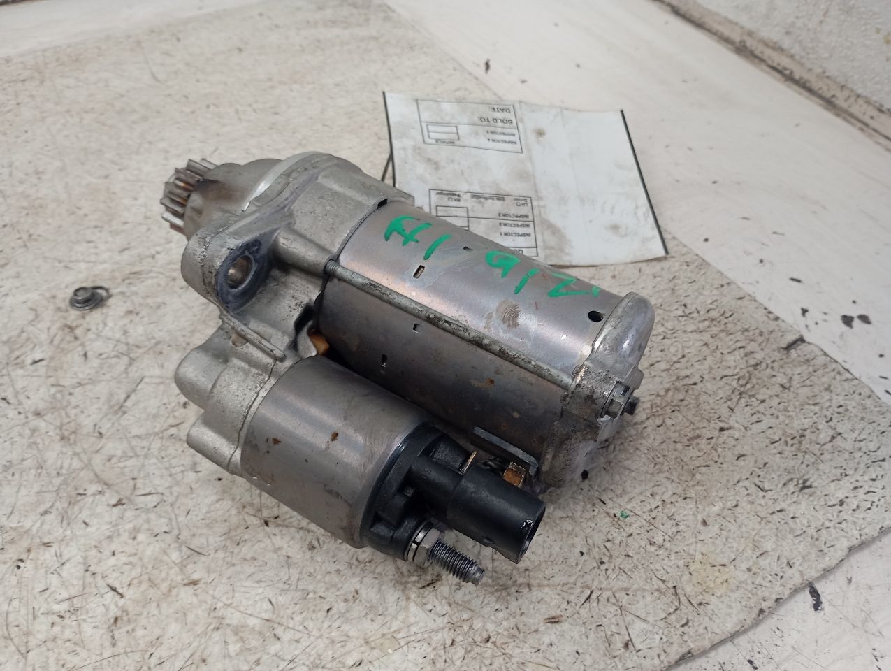 Used 2019 Volkswagen PASSAT Starter Motor - Stock #H19121