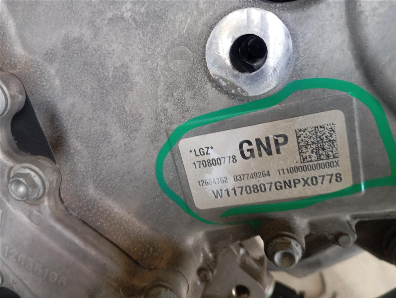 2017 COLORADO General Motors Engine Assembly