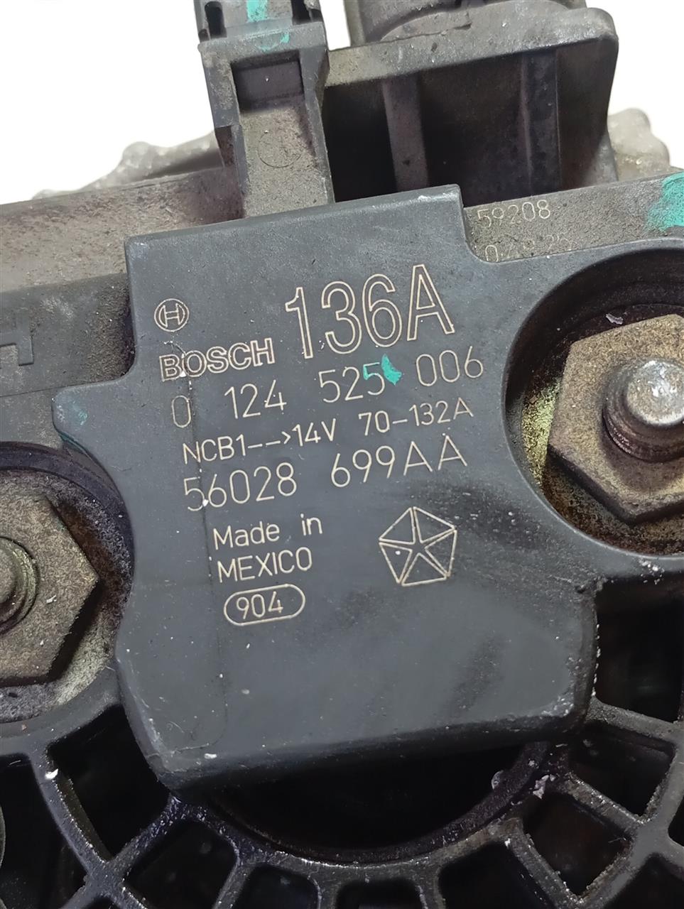 Used 2006 Chrysler DODGE 2500 PICKUP Alternator - Stock #A13984
