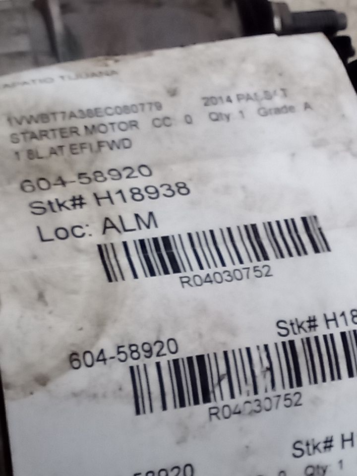 Used 2014 Volkswagen PASSAT Bosch manufactured - Stock #H18938