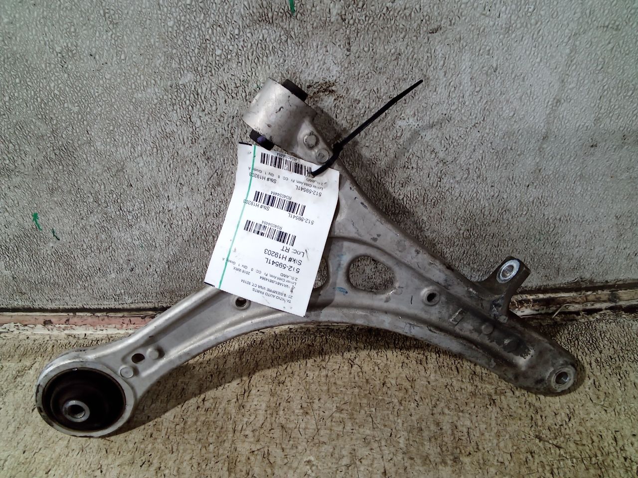2018 WRX Subaru Lower Cntrl Arm, Fr