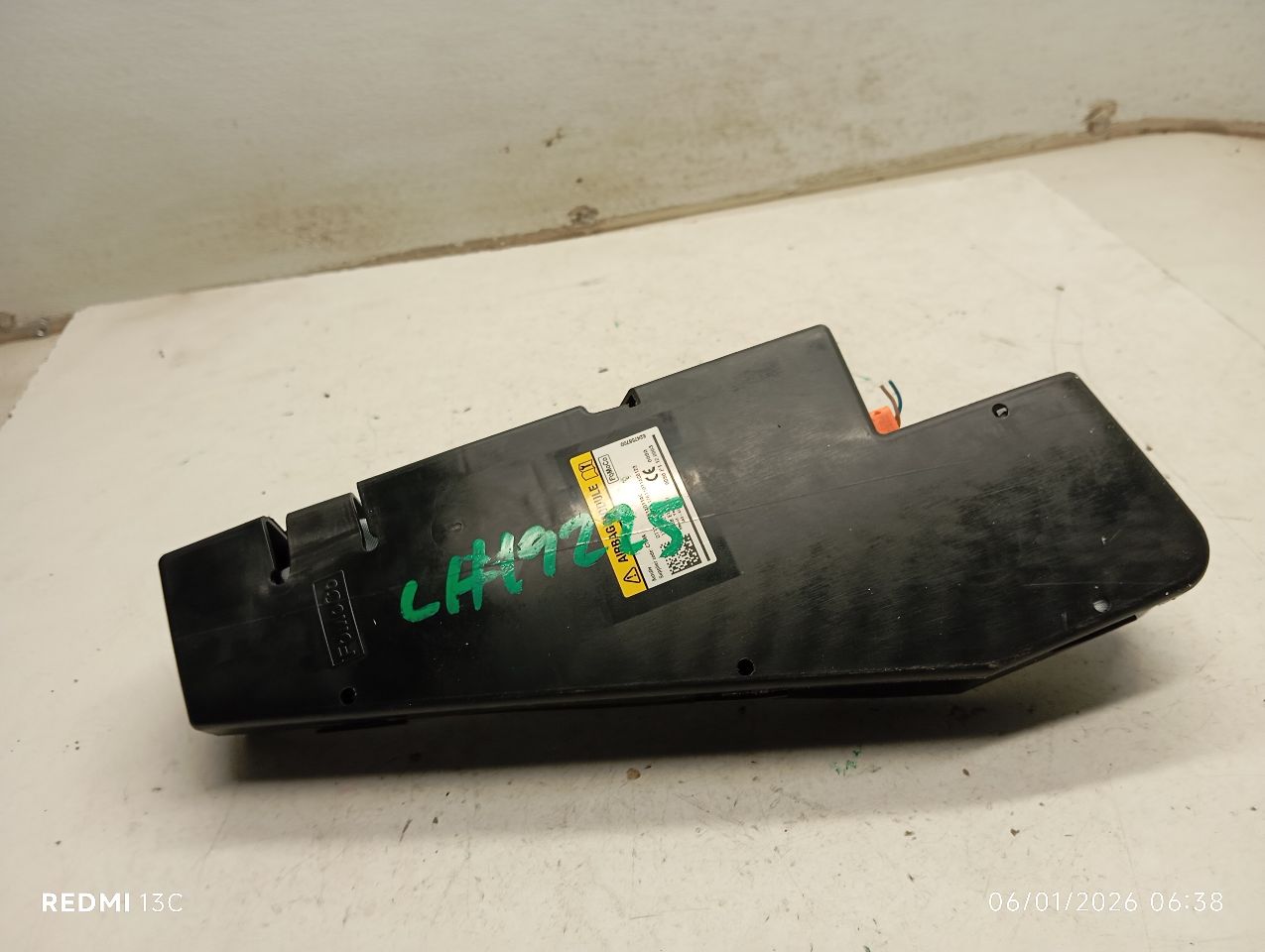 2018 Ford TRANSIT CONNECT Air Bag