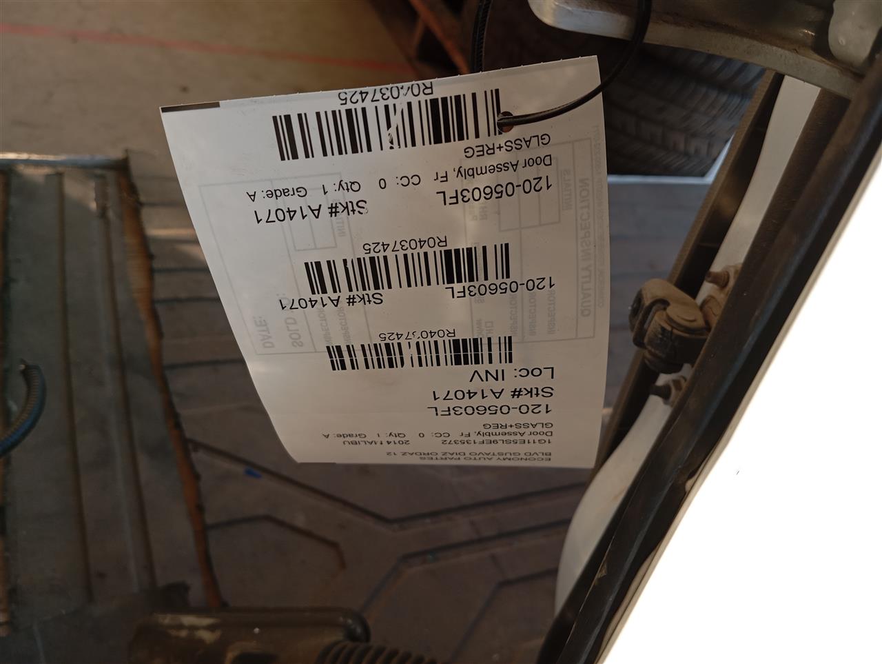 2014 General Motors MALIBU Door Assembly, Fr