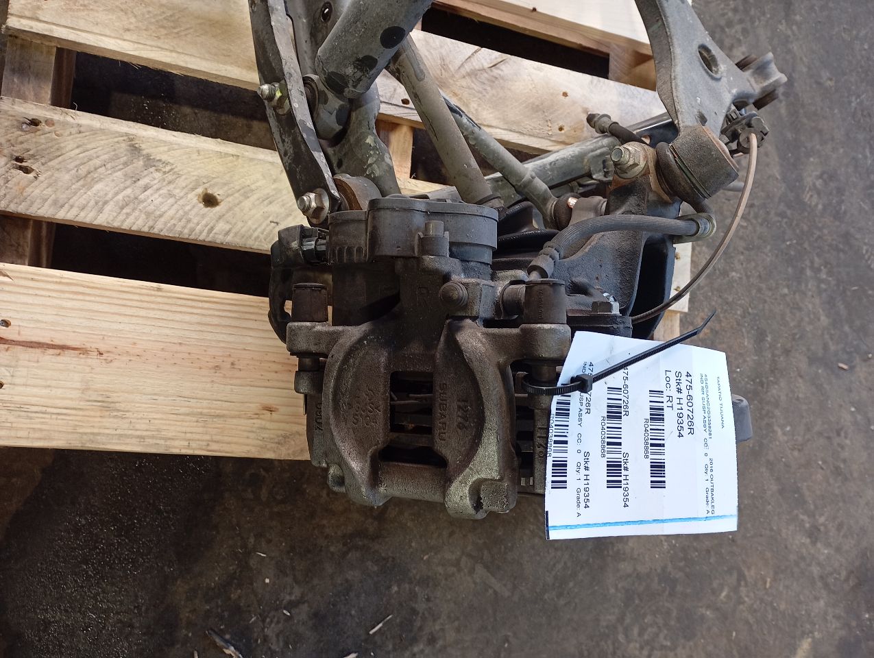 2016 Subaru LEGACY Ind Rr Susp Assy