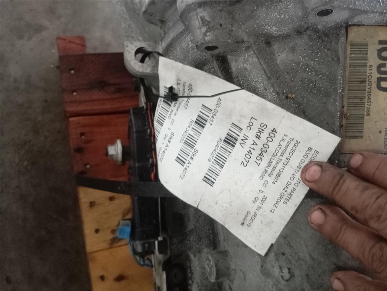 2001 General Motors SILVERADO 1500 PICKUP Transmiss,Transaxle