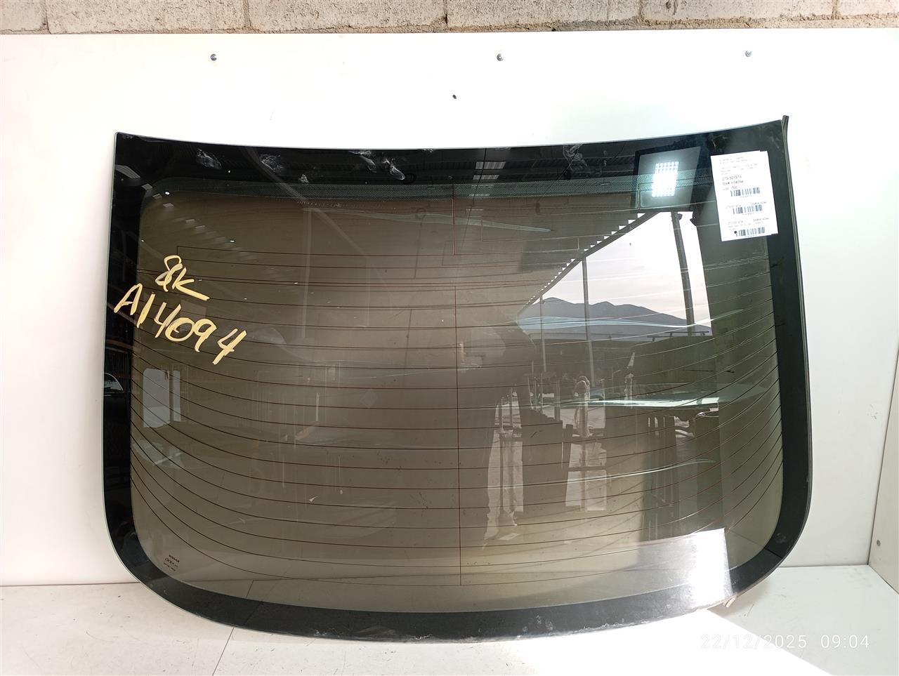 2007 Nissan ALTIMA Back Glass