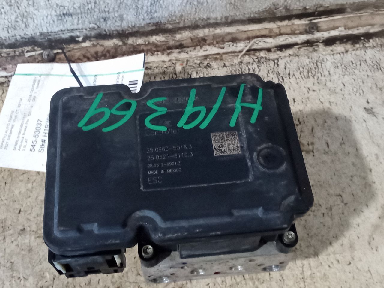 2016 Honda ODYSSEY Anti-lock Brake Pts