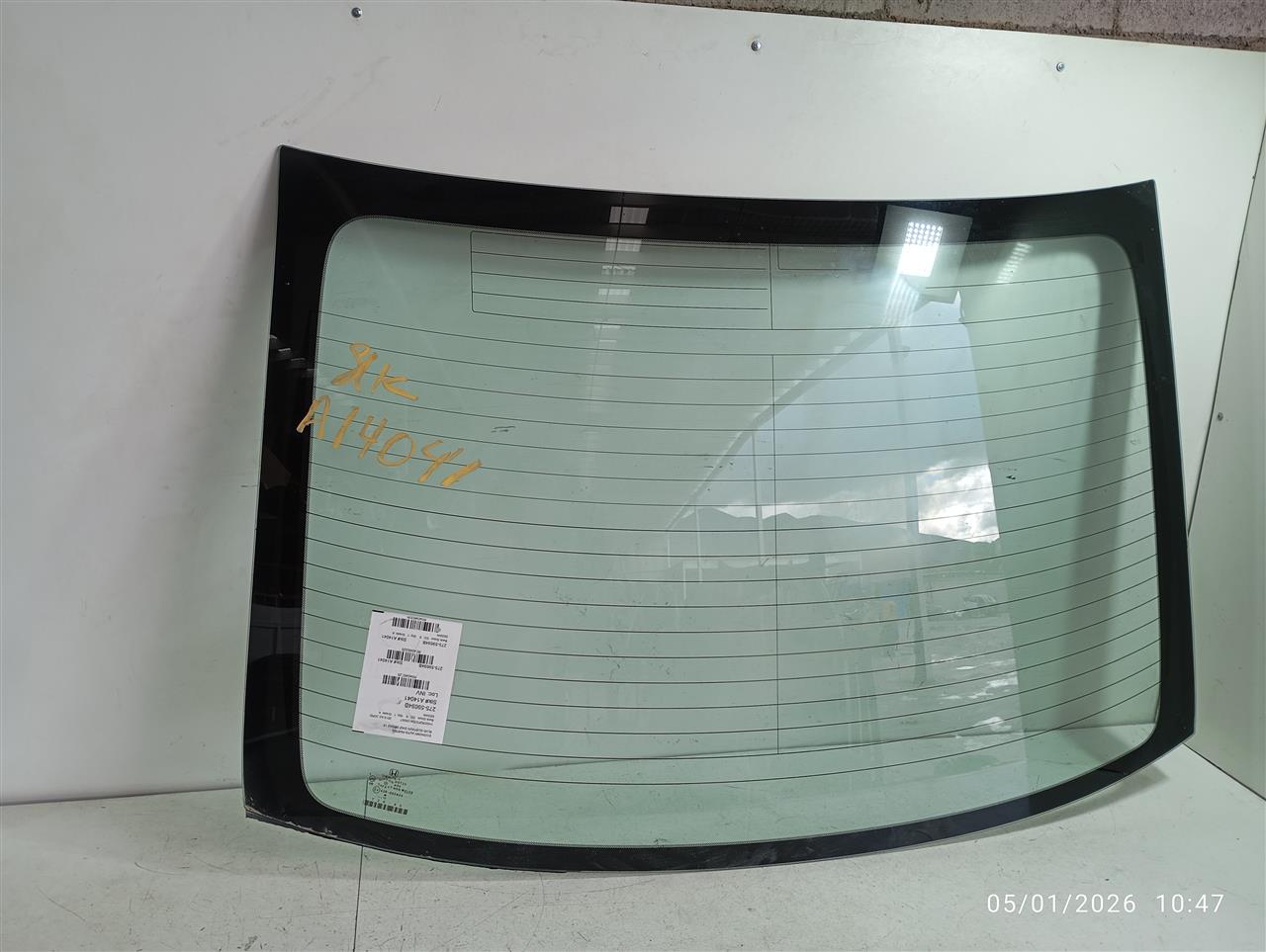 2013 Honda ACCORD Back Glass