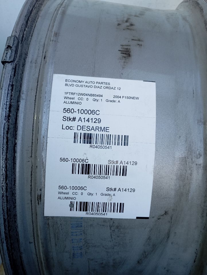 2004 Ford FORD F150 PICKUP Wheel