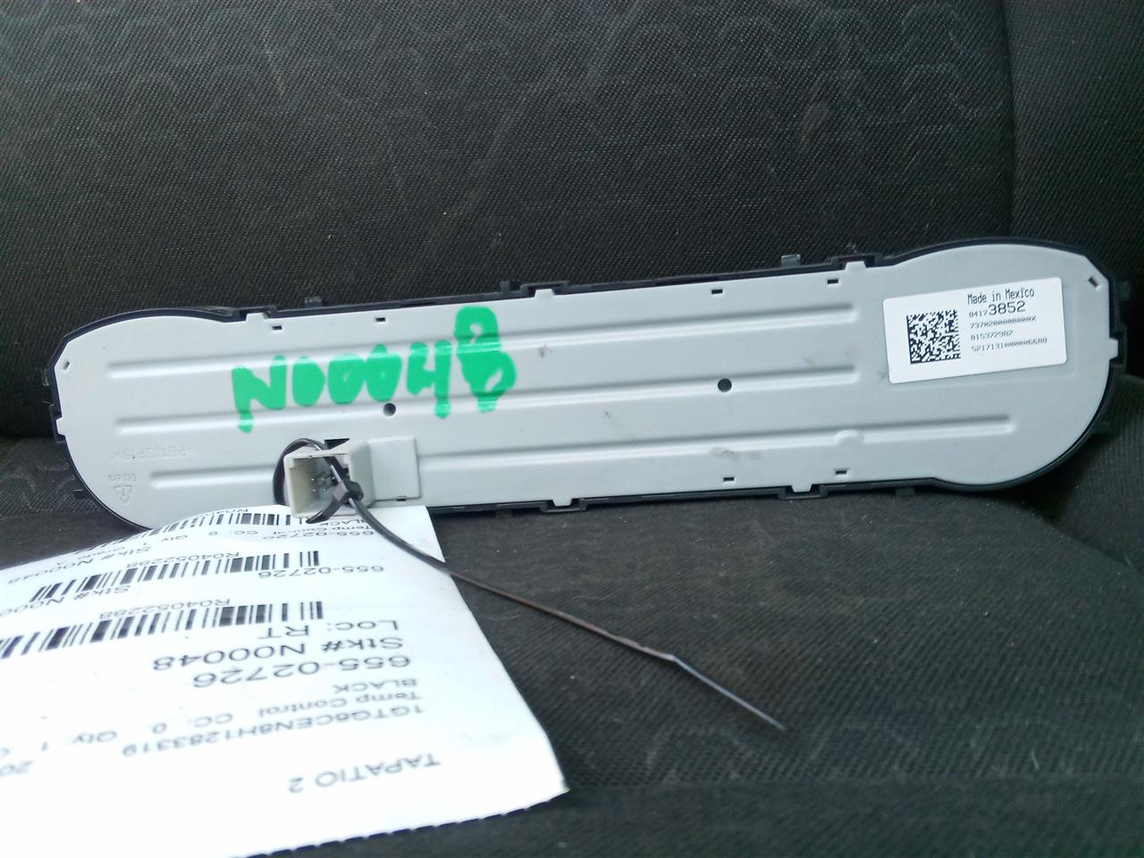 Used 2017 General Motors CANYON rear defrost (opt C49) - Stock #N00048