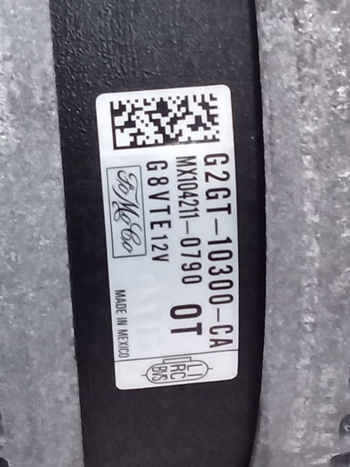 Used 2016 Ford EDGE Alternator - Stock #H19587