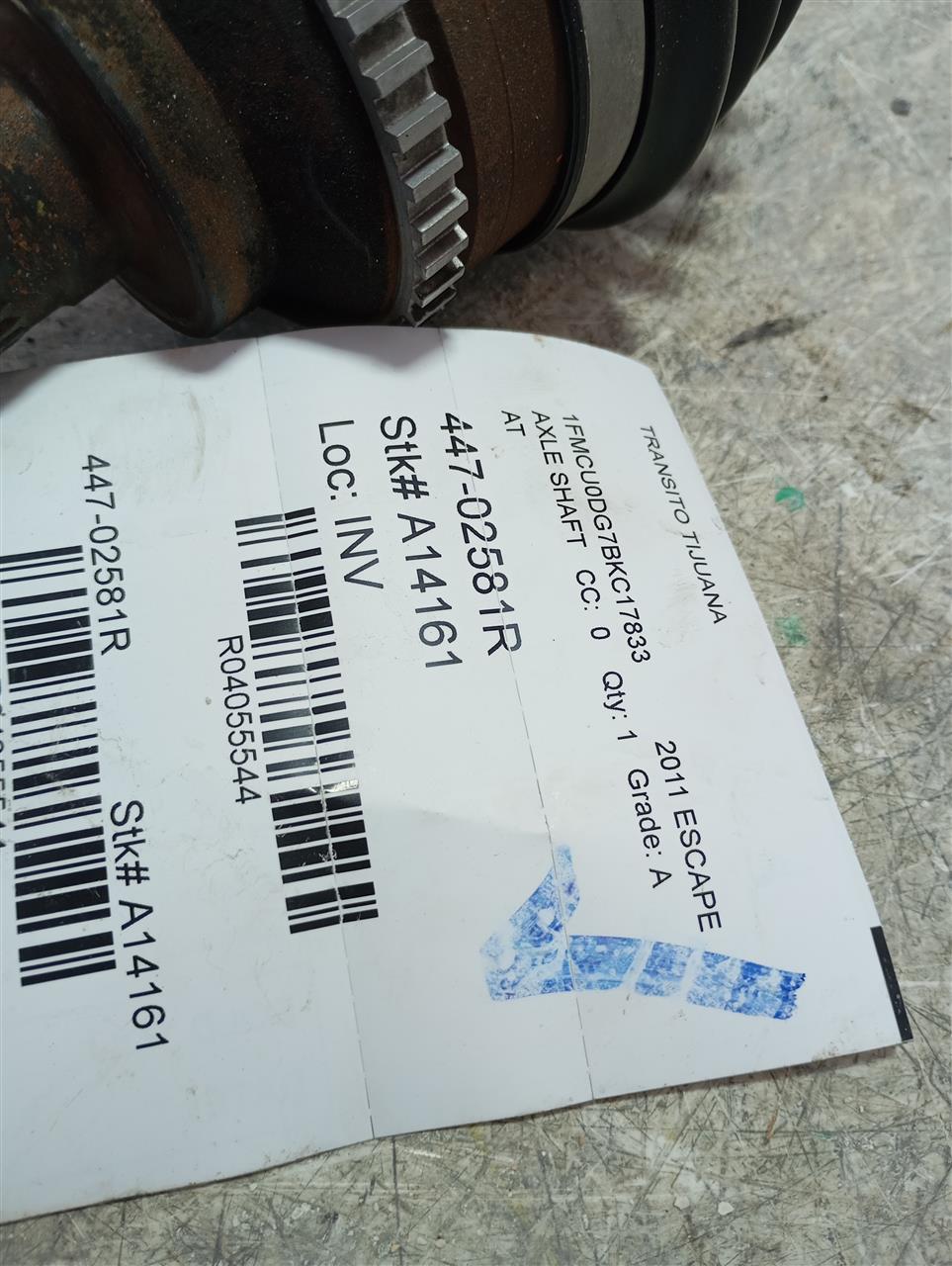2011 Ford ESCAPE Axle Shaft