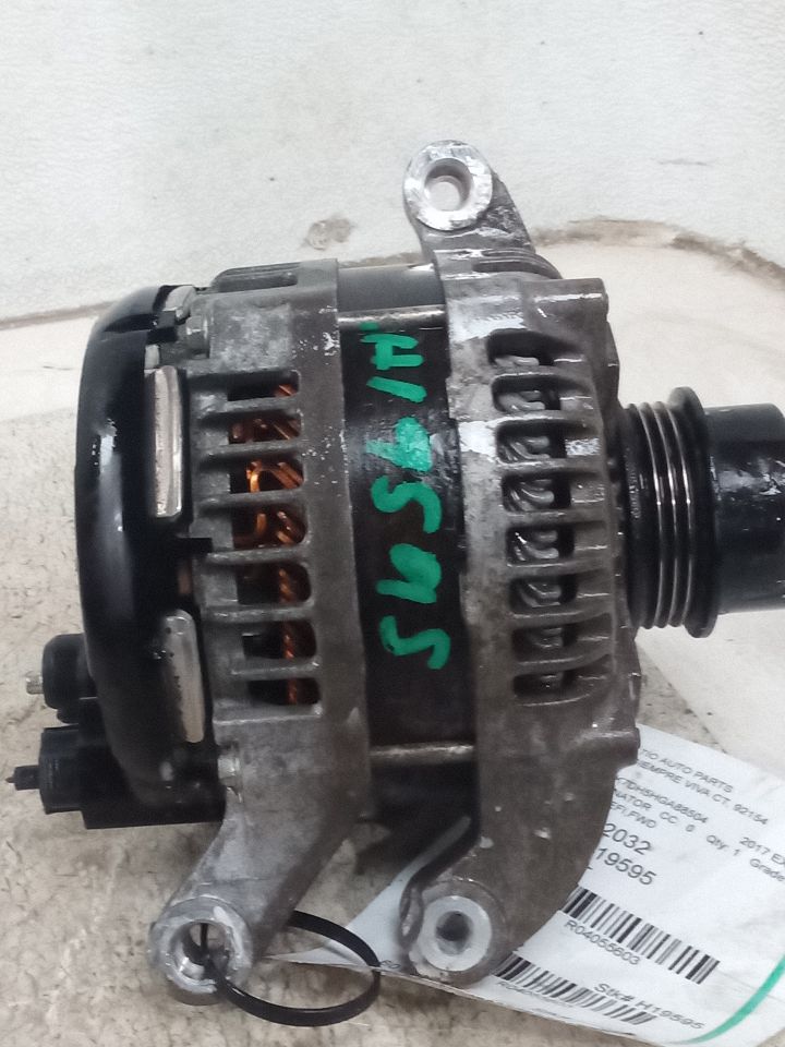 Used 2017 Ford EXPLORER Alternator - Stock #H19595