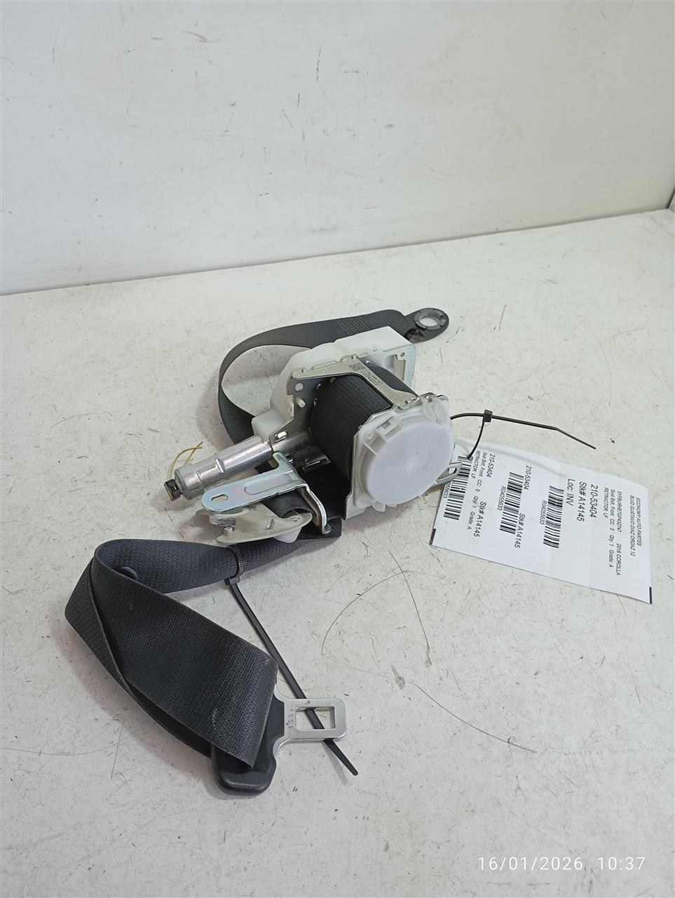 Used 2016 Toyota COROLLA Seat Belt, Front - Stock #A14145