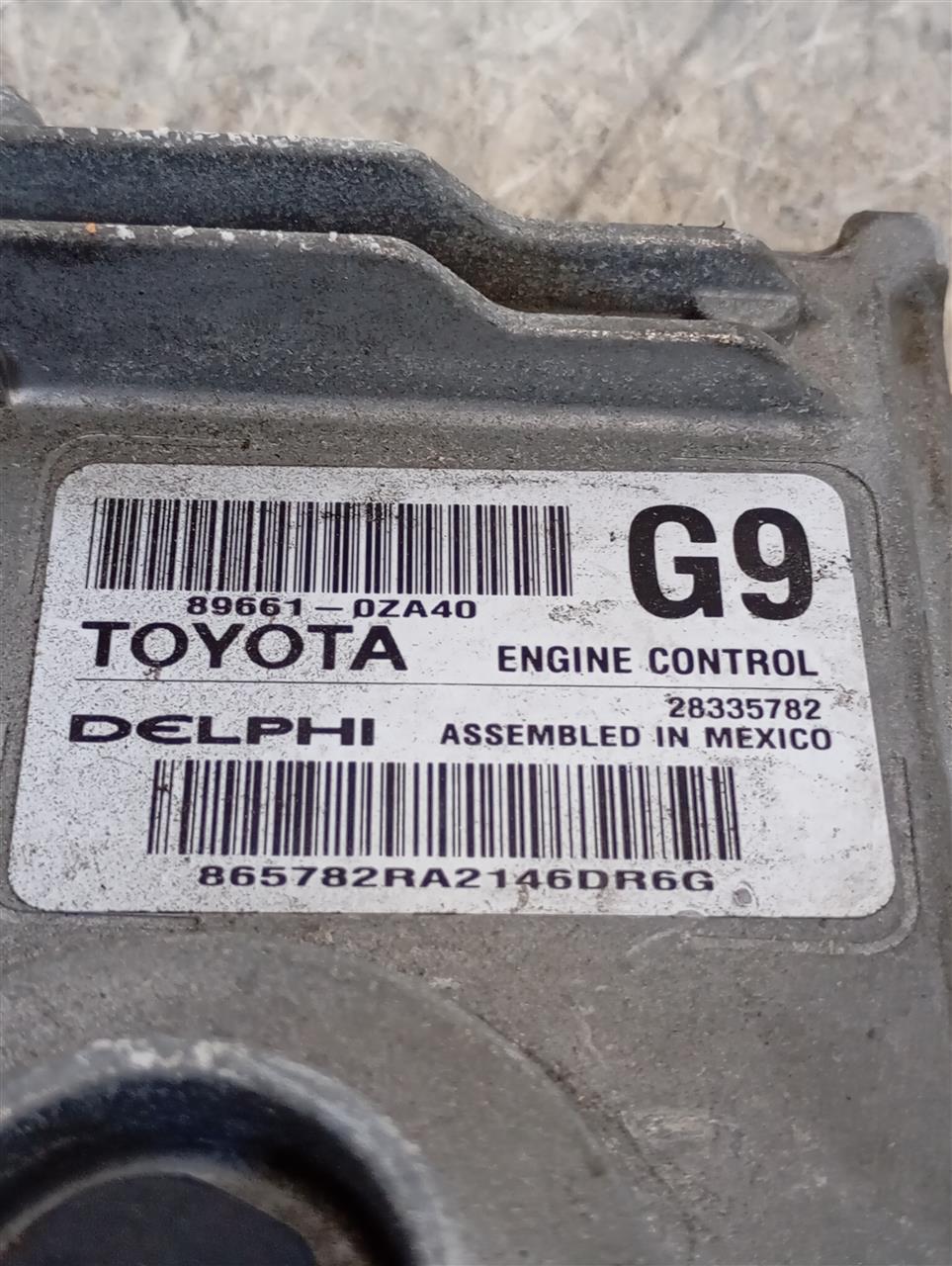 Used 2012 Toyota COROLLA ID 89661-0ZA41 - Stock #A14202