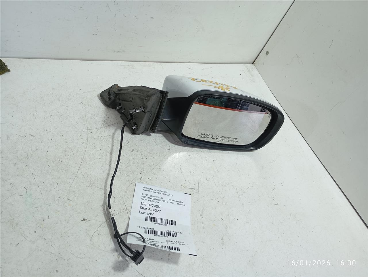 Used 2015 Chrysler OMNI Side View Mirror - Stock #A14227