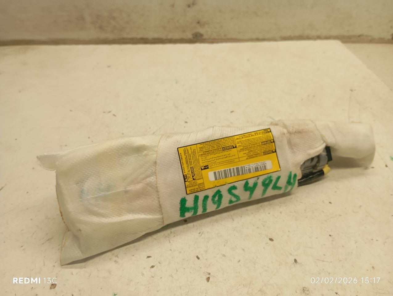 2017 Toyota RAV4 Air Bag
