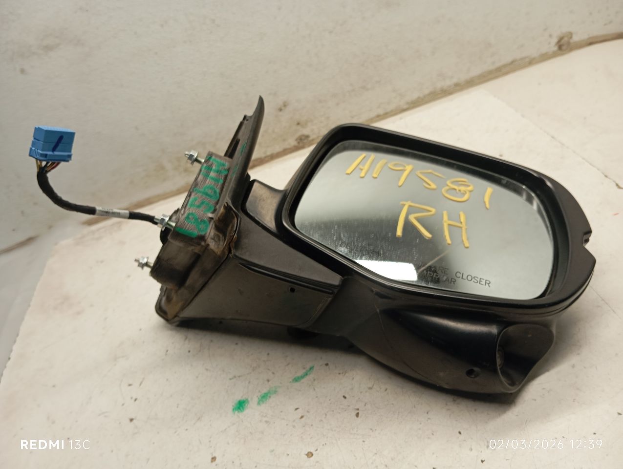Used 2017 Honda PILOT Side View Mirror - Stock #H19581