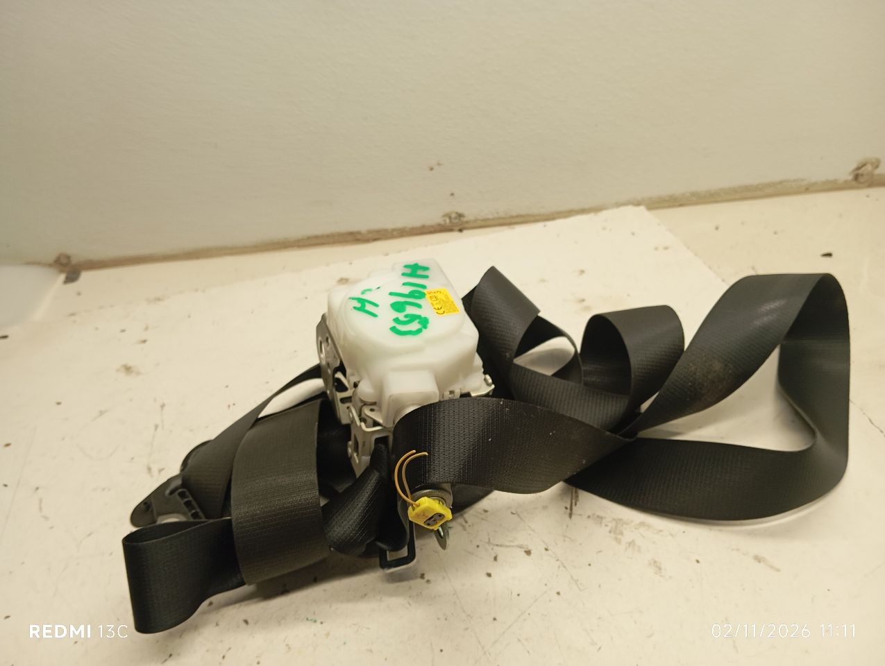 Used 2021 Toyota COROLLA retractor - Stock #H19653