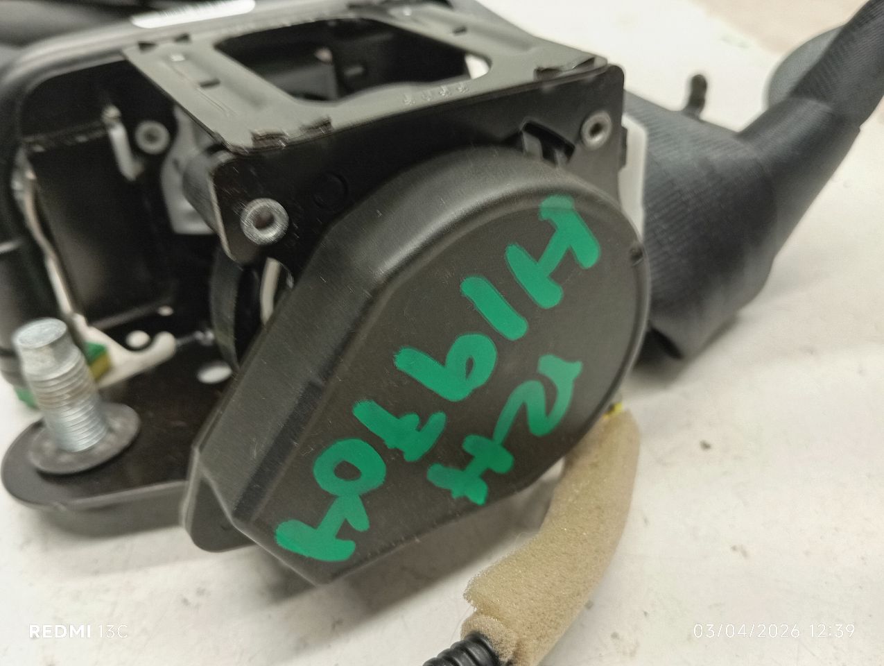 Used 2018 Honda ACCORD retractor - Stock #H19704
