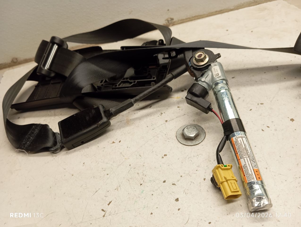 Used 2018 Honda ACCORD retractor - Stock #H19704