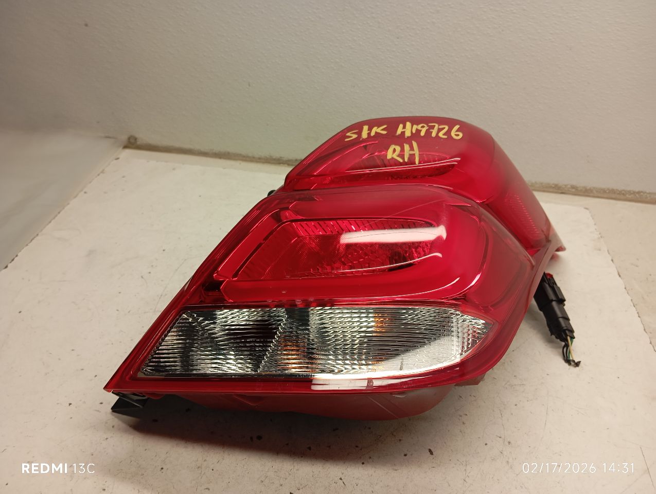 2021 General Motors TRAX Tail Lamp