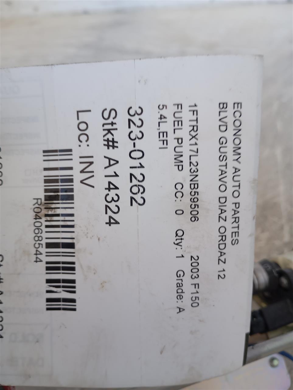2003 Ford FORD F150 PICKUP Fuel Pump