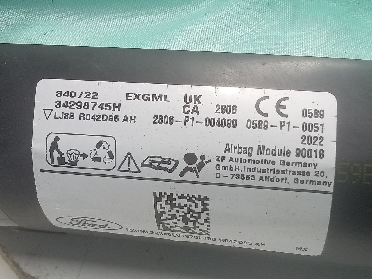 2023 Ford MUSTANG MACH-E Air Bag