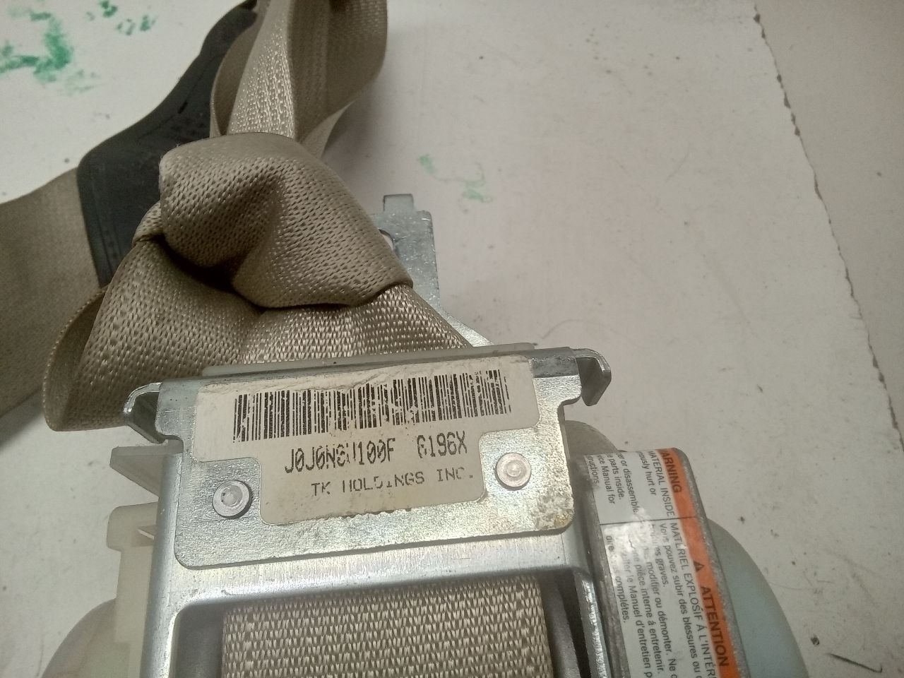 Used 2017 Honda ACCORD retractor - Stock #H19763