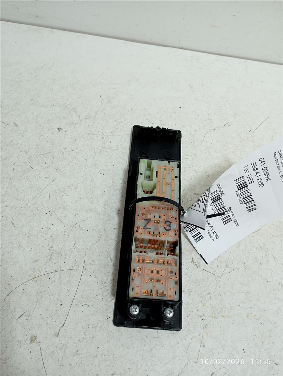 Used 2008 Nissan TITAN Front Door Switch - Stock #A14280
