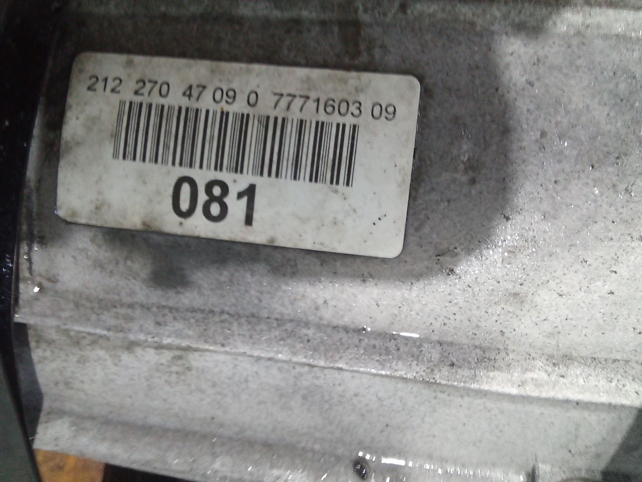 2014 Mercedes-Benz MERCEDES E-CLASS Transmiss,Transaxle