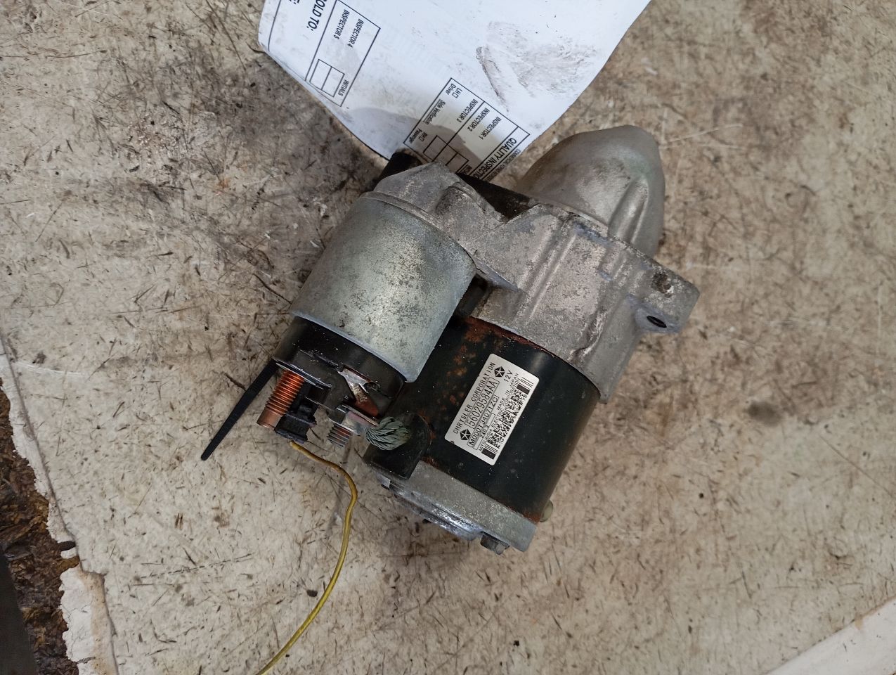 2014 Chrysler AVENGER Starter Motor