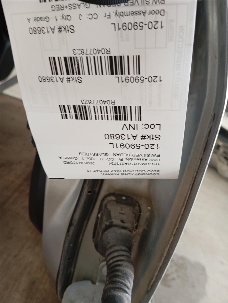 2006 Honda ACCORD Door Assembly, Fr