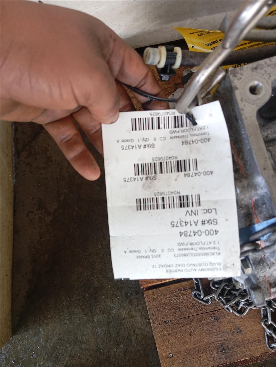 2013 General Motors SPARK Transmiss,Transaxle