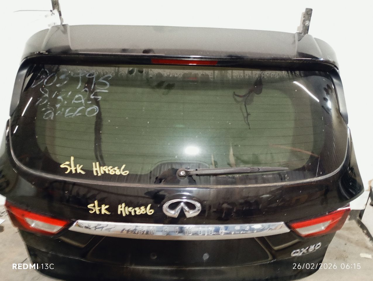 2017 Infiniti INFINITI QX60 Decklid  Tailgate