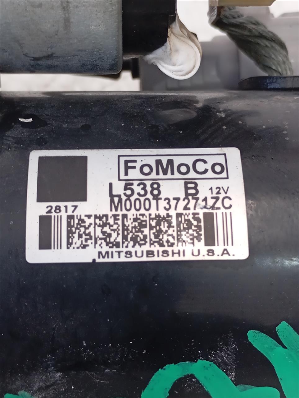 Used 2013 Mazda MAZDA 6 Starter Motor - Stock #A14369