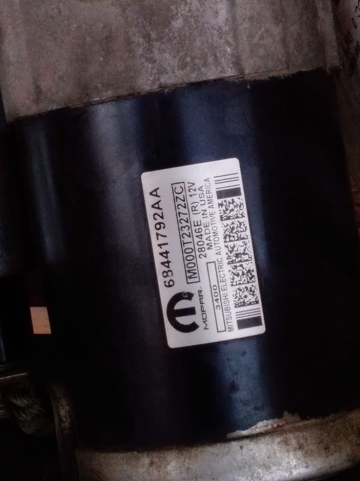 Used 2021 Chrysler DODGE 1500 PICKUP Starter Motor - Stock #N00075