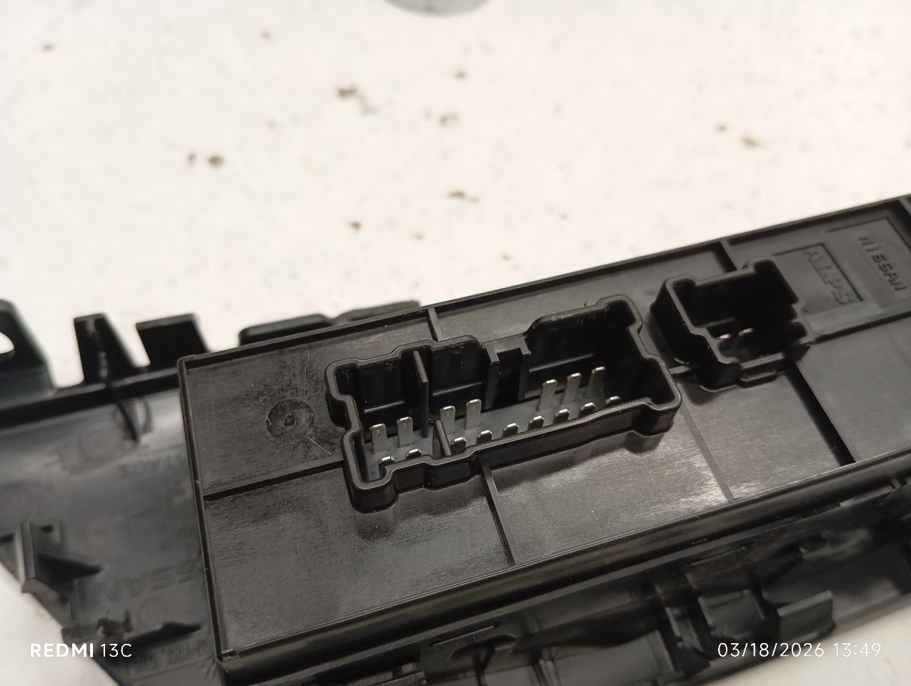 Used 2016 Nissan ALTIMA w/o passenger side automatic up and down window - Stock #H19957