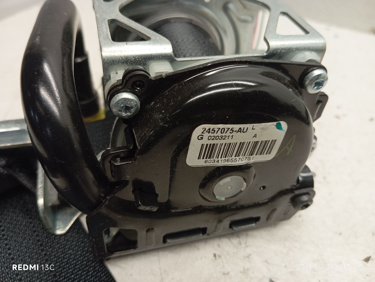 Used 2016 Nissan ALTIMA Seat Belt, Front - Stock #H19957