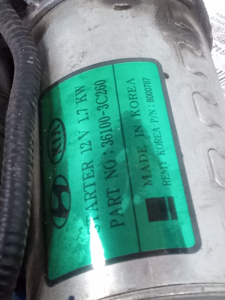 Used 2017 Hyundai SANTA FE Starter Motor - Stock #H19950