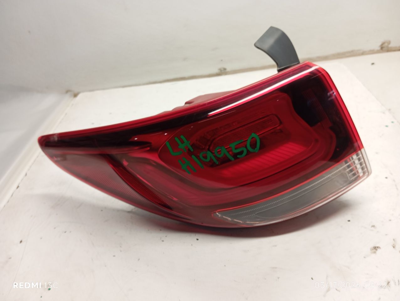 2017 Hyundai SANTA FE Tail Lamp