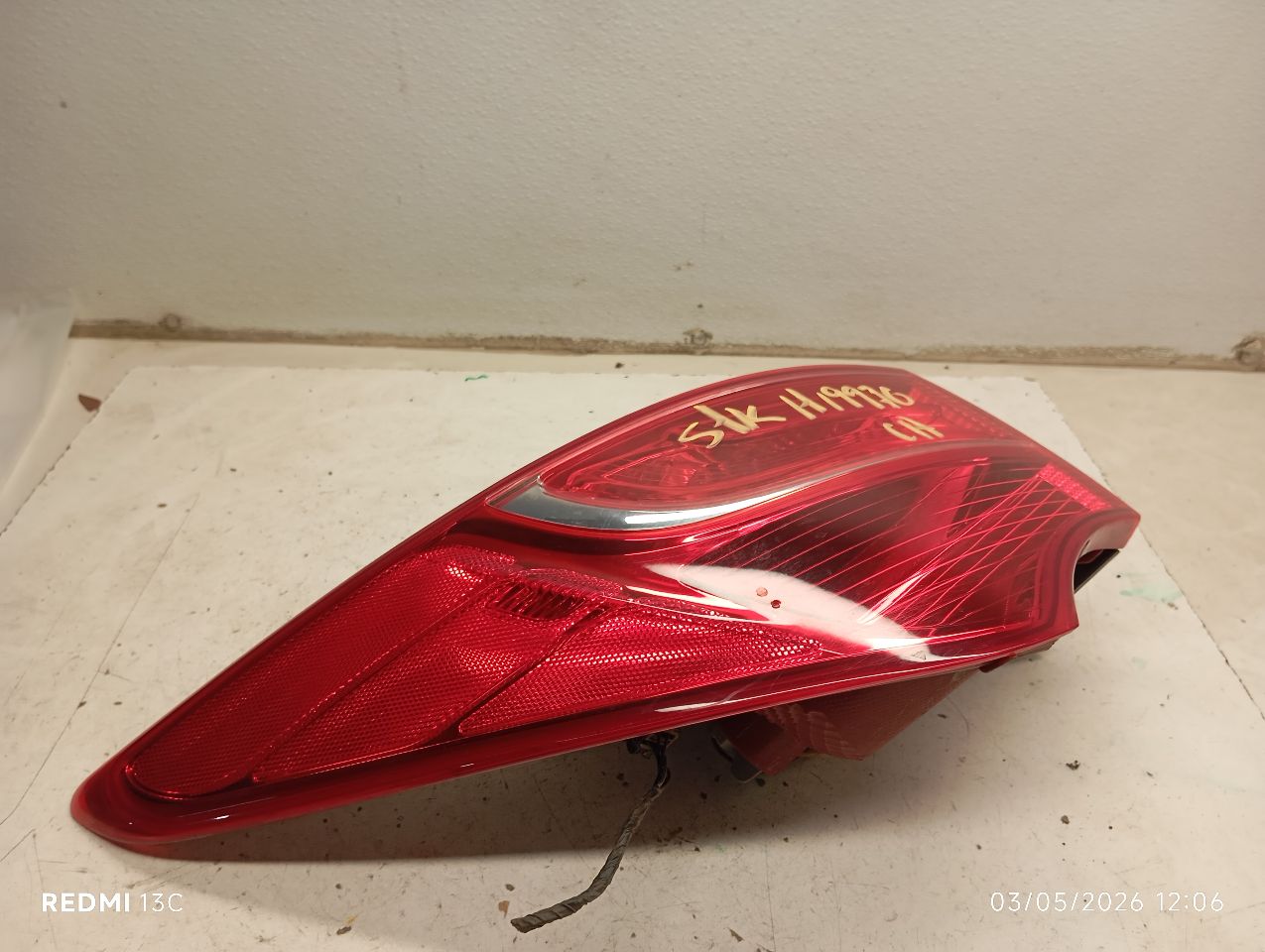 2016 Hyundai SANTA FE Tail Lamp