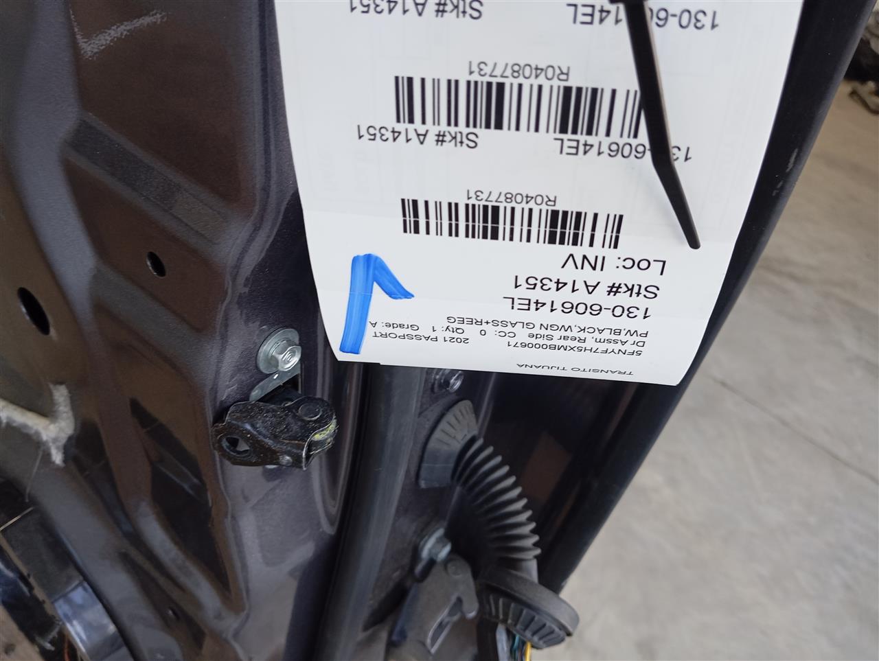2021 Honda PASSPORT Dr Assm, Rear Side