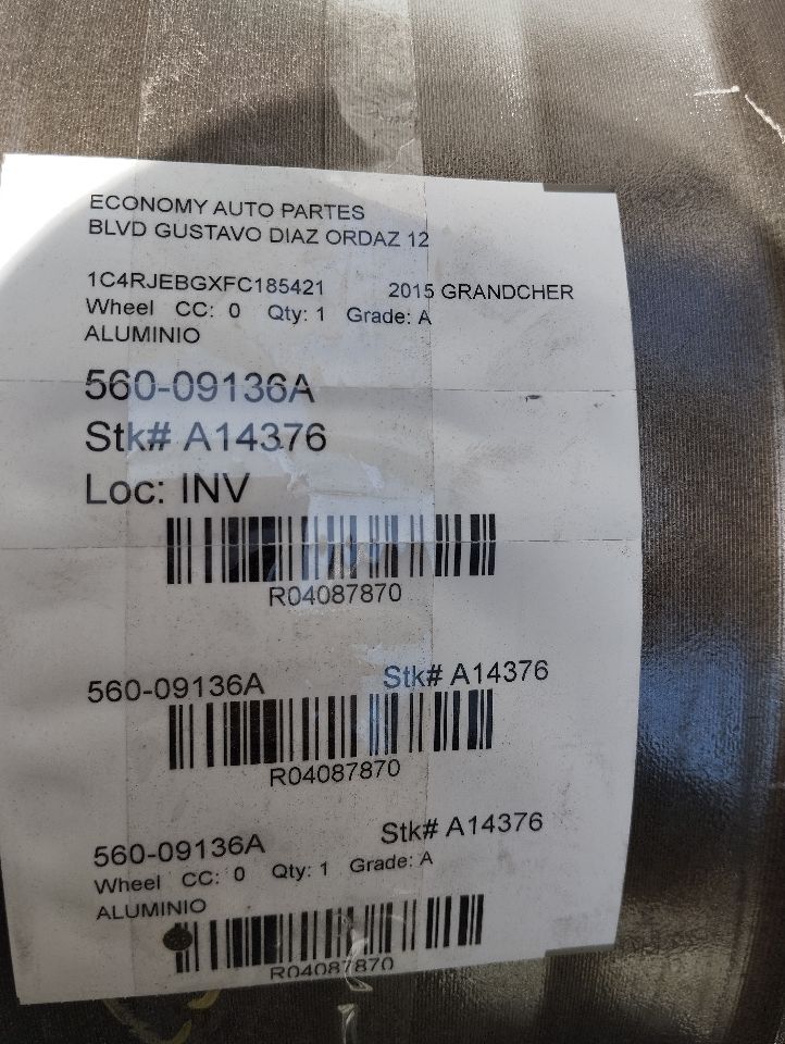 2015 Jeep GRAND CHEROKEE Wheel
