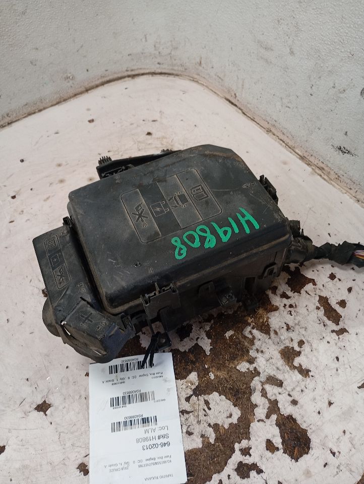2018 General Motors CRUZE Fuse Box, Engine