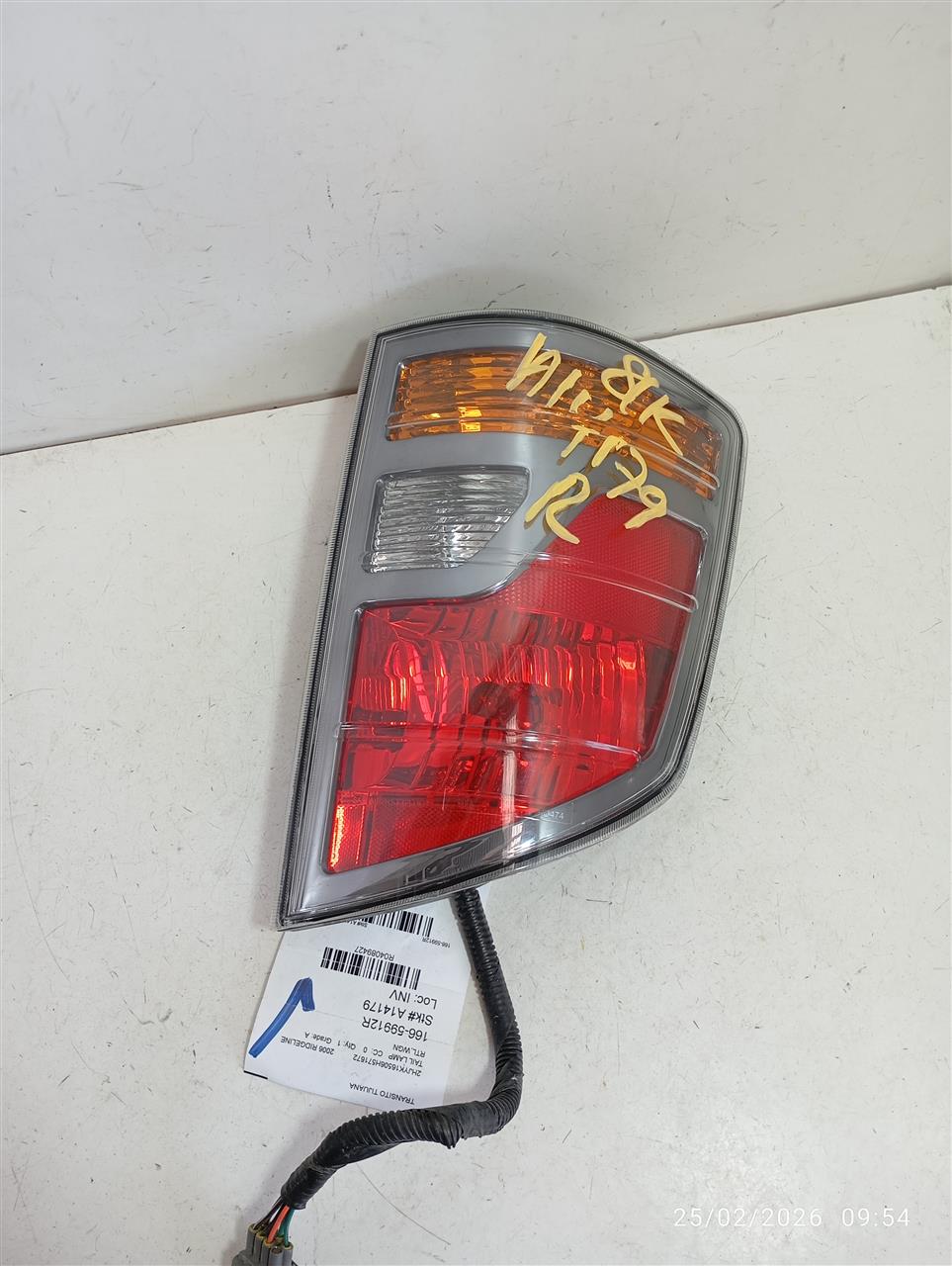 2006 Honda RIDGELINE Tail Lamp