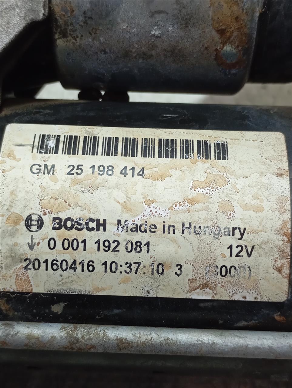 Used 2016 Renault RENAULT ENCORE Starter Motor - Stock #A14395