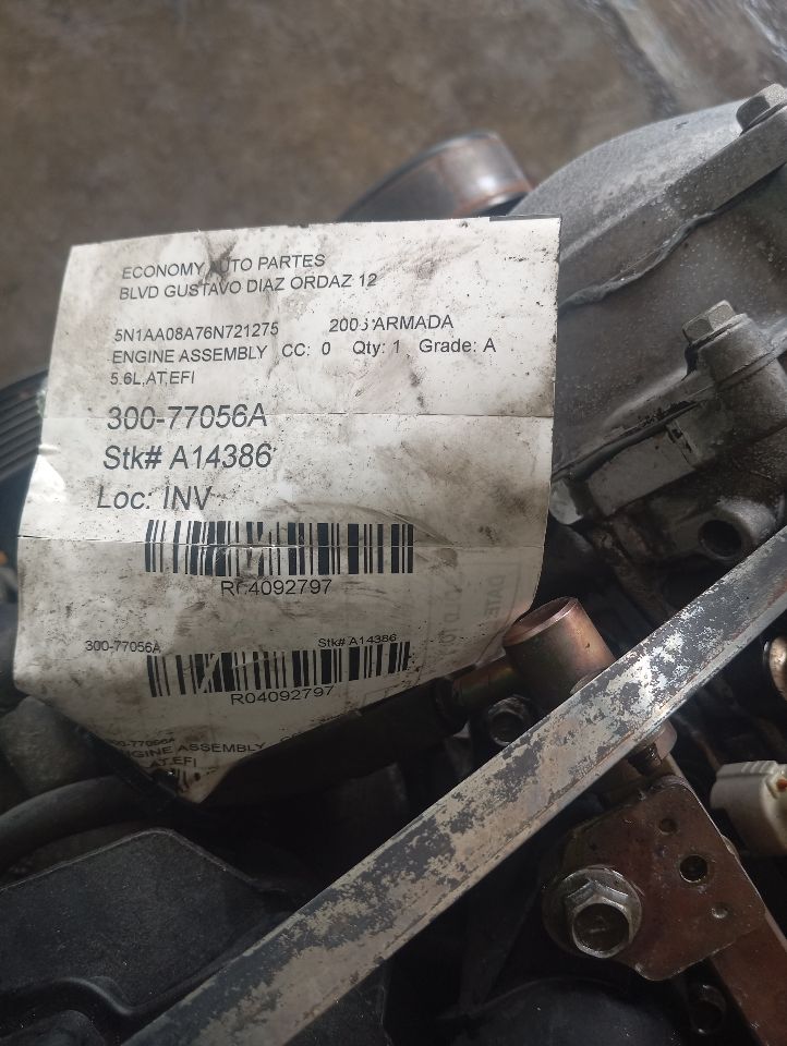 2006 Nissan ARMADA Engine Assembly