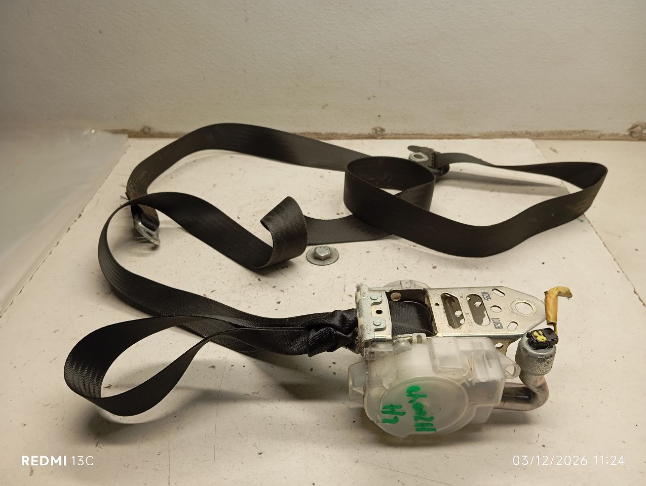 Used 2010 Toyota COROLLA Seat Belt, Front - Stock #H20040